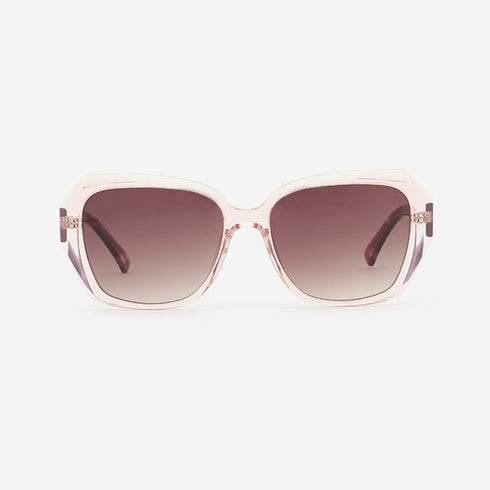 Angular Square bevel Acetate Women's Sunglasses 21A8092